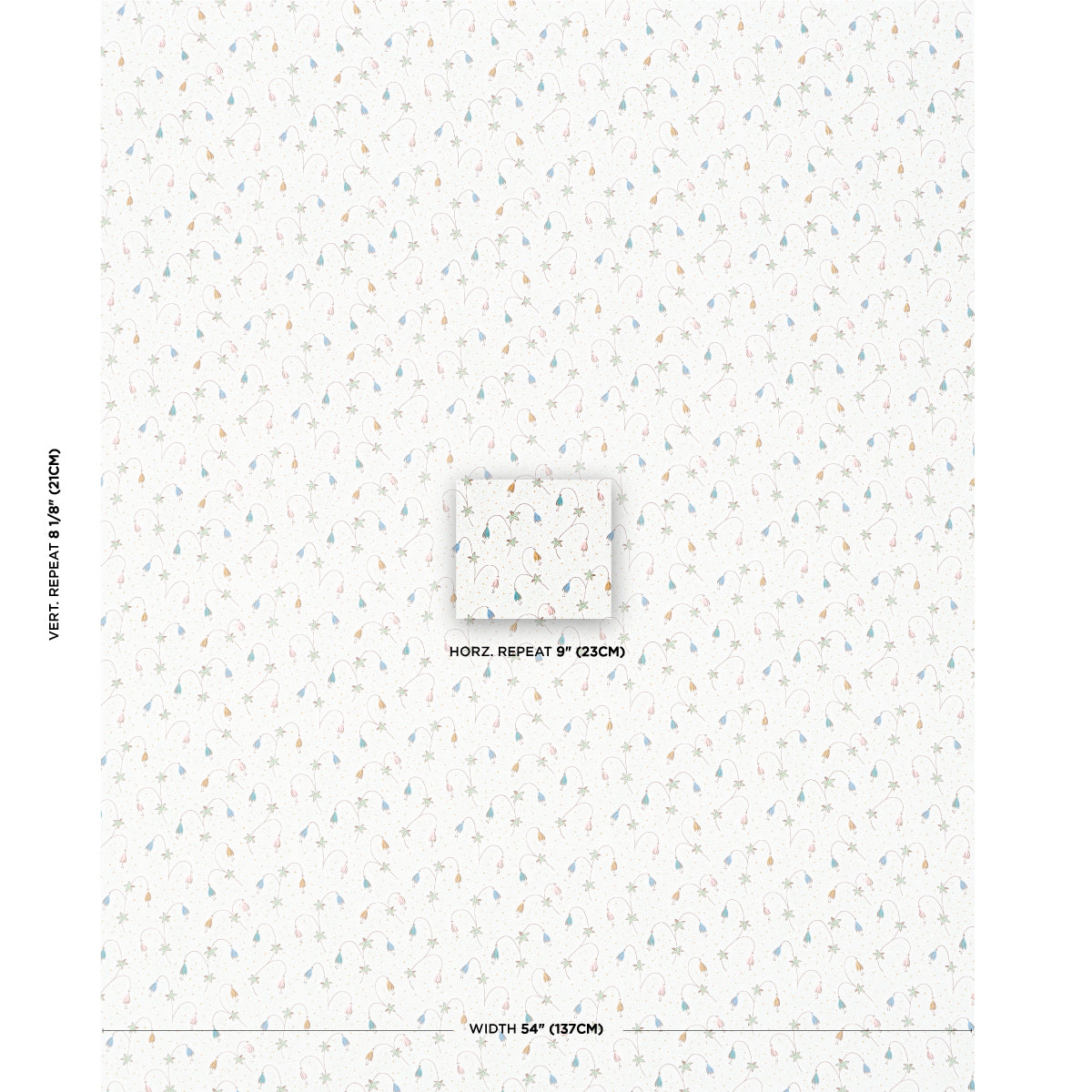 SCHUMACHER  DOMINO EFFECT LOLLY FLORAL PRINTS PRINTS CONFETTI   - 181930