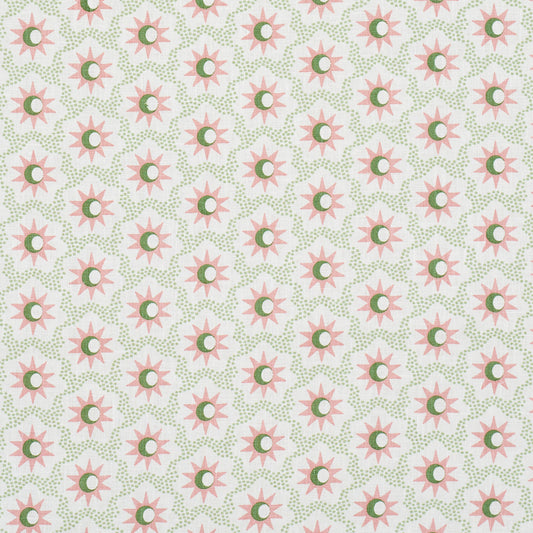 SCHUMACHER  DOMINO EFFECT LUCIE PRINTS PRINTS PINK , GREEN   - 181940