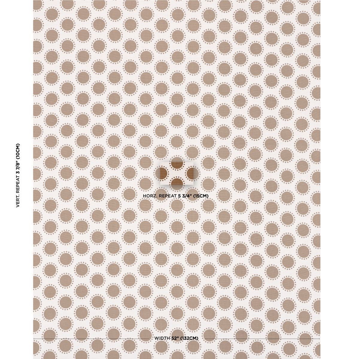 SCHUMACHER  DOMINO EFFECT OOMPA PRINTS PRINTS UMBER   - 181951