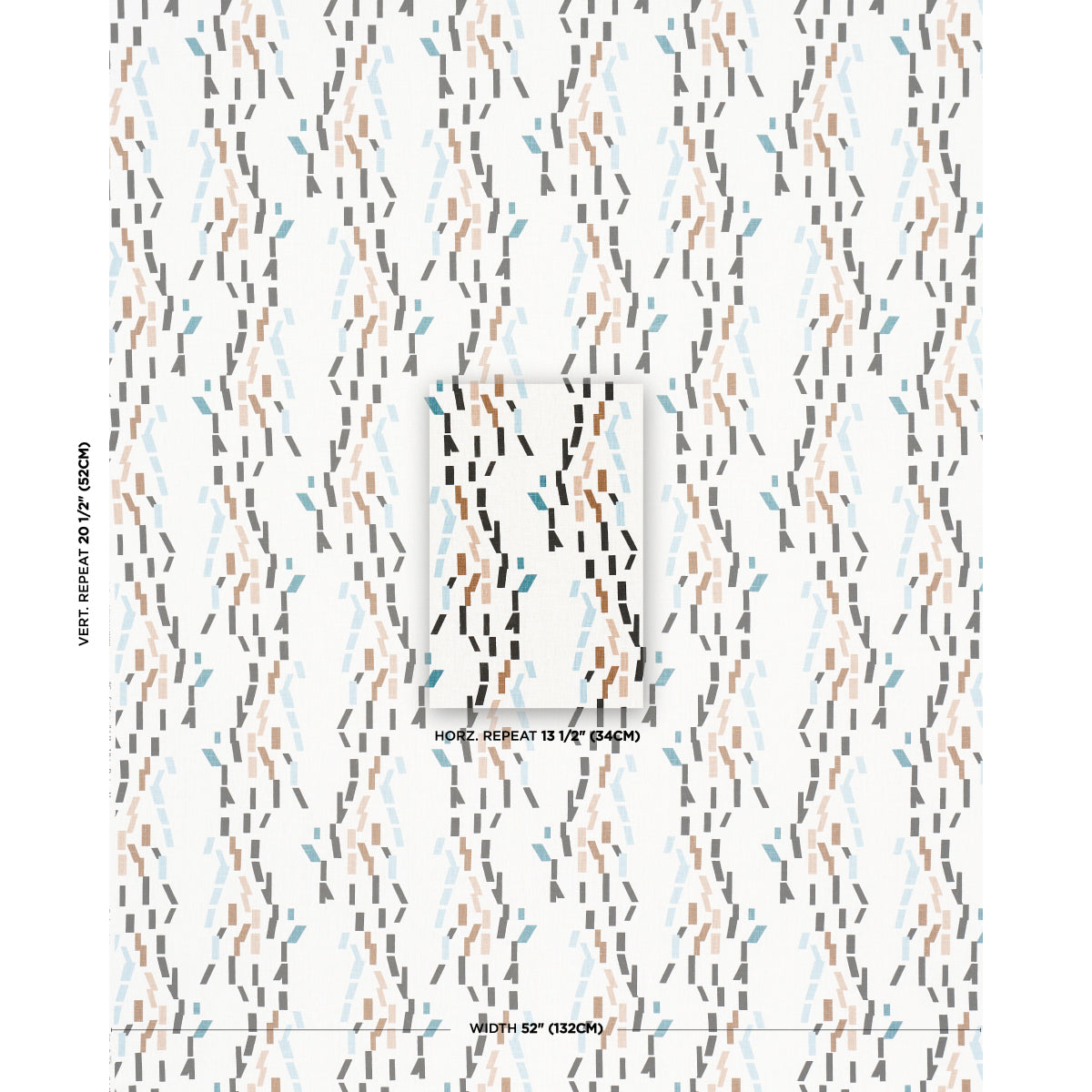 SCHUMACHER CLARE ROJAS FOR PEG NORRISS CONFETTI PRINTS PRINTS TEAL - 1 ...