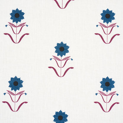 SCHUMACHER  PEG NORRISS FORGET ME NOTS PRINTS PRINTS BLUE , PLUM   - 181982