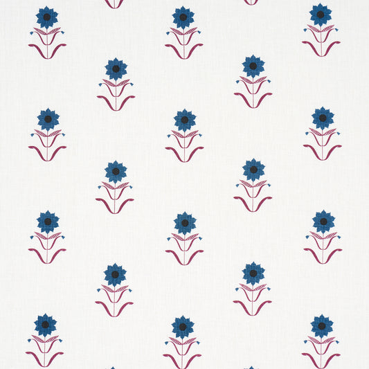 SCHUMACHER  PEG NORRISS FORGET ME NOTS PRINTS PRINTS BLUE , PLUM   - 181982