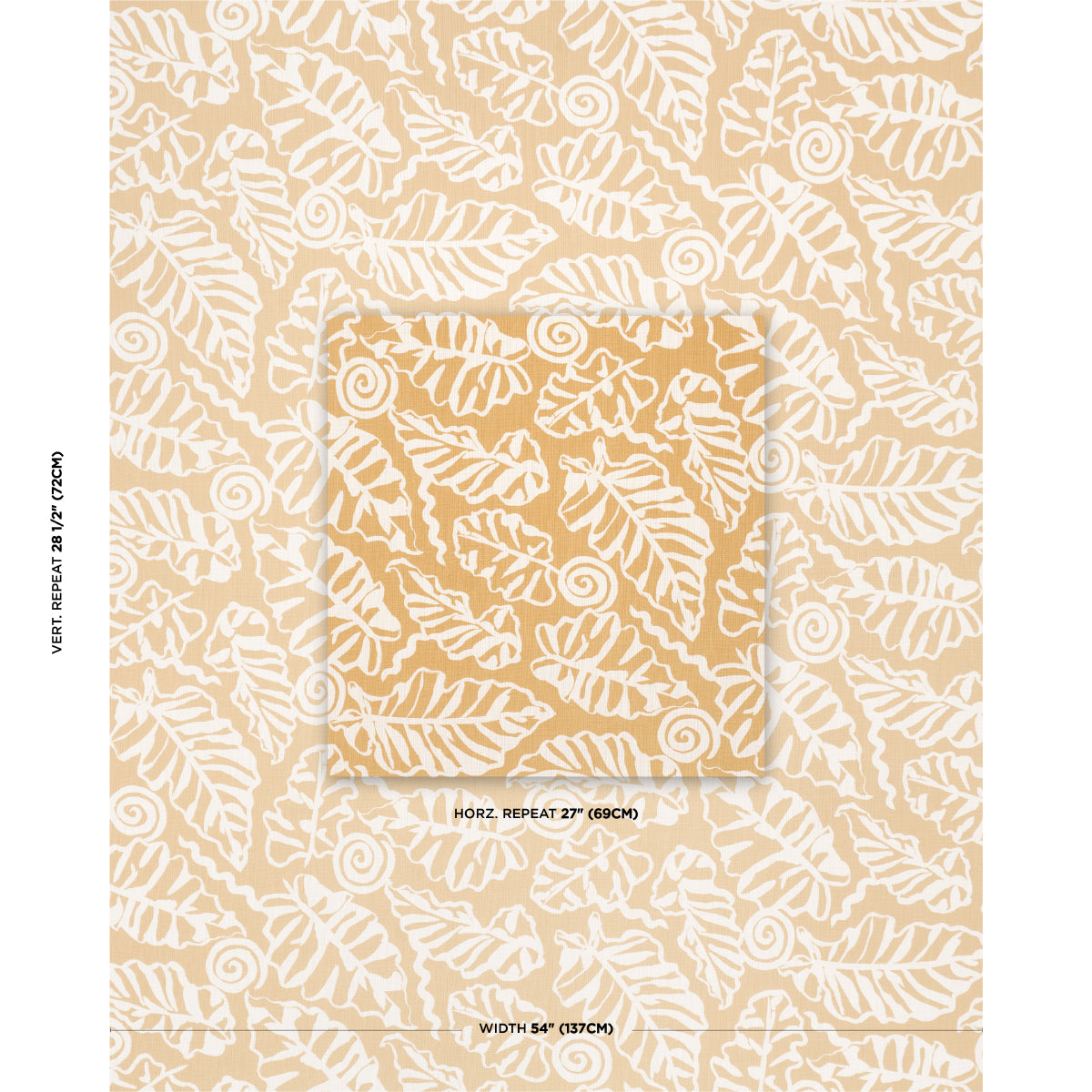 SCHUMACHER  LIVE IT UP! DEL MAR INDOOR/OUTDOOR PRINTS PRINTS MARIGOLD   - 181991