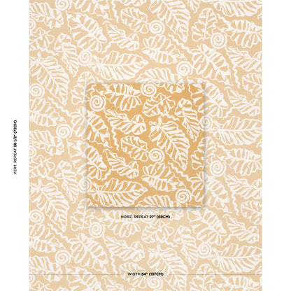 SCHUMACHER  LIVE IT UP! DEL MAR INDOOR/OUTDOOR PRINTS PRINTS MARIGOLD   - 181991