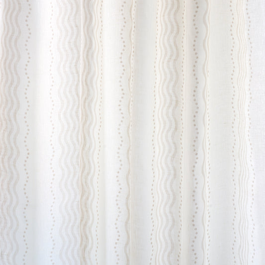 SCHUMACHER  RITA KONIG MARGOT LINEN SHEER PRINTS PRINTS NEUTRAL   - 182012