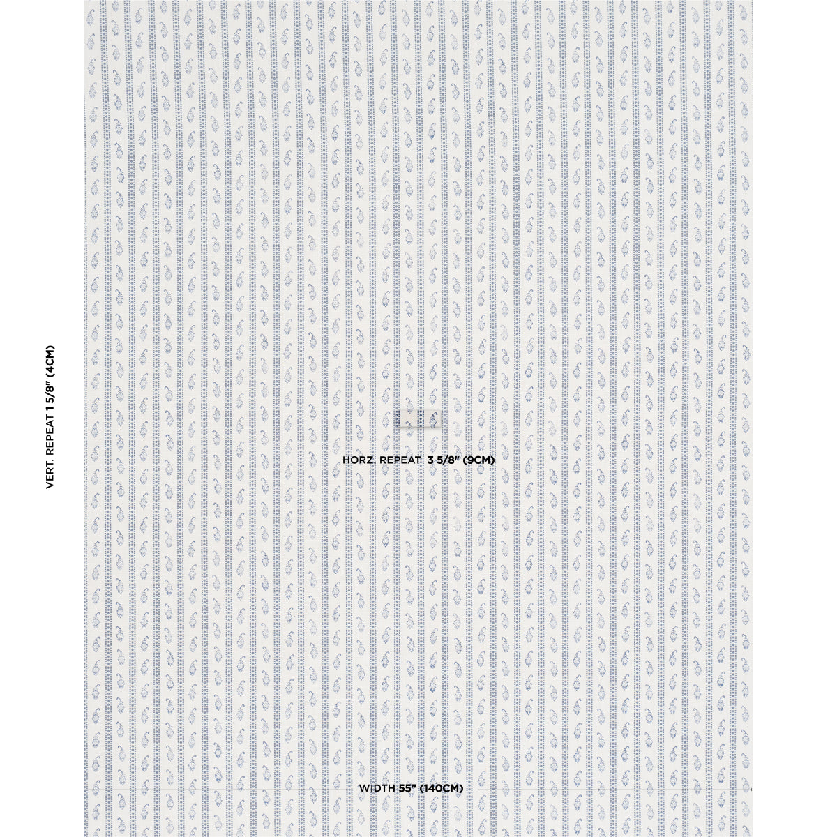 Light gray vertical stripe wallpaper with tiny repeating motif for a classic wallcovering look.