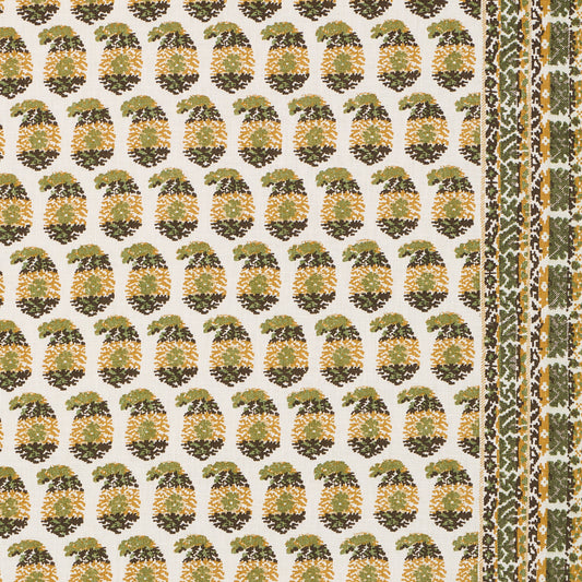 SCHUMACHER  RITA KONIG TERRY PRINTS PRINTS OCHRE , GREEN   - 182062