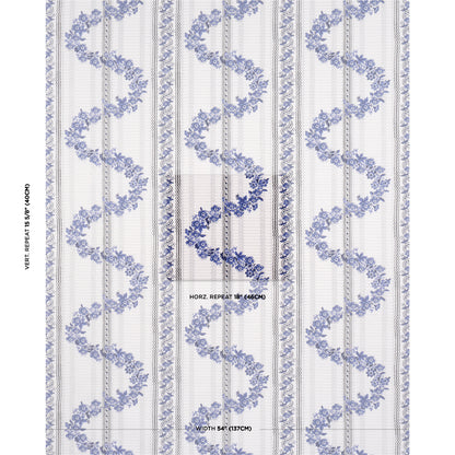 SCHUMACHER  RITA KONIG SERENA GARLAND PRINTS PRINTS BLUE   - 182070