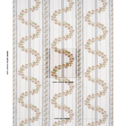 SCHUMACHER FABRIC  RITA KONIG SERENA GARLAND   OCHRE   - 182071