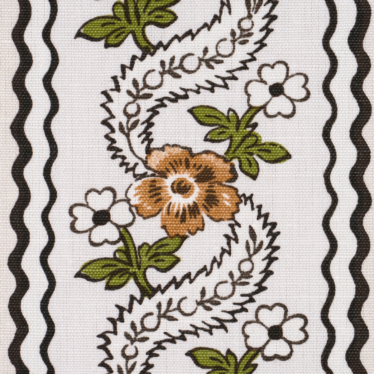 SCHUMACHER FABRIC  RITA KONIG SERENA GARLAND   OCHRE   - 182071