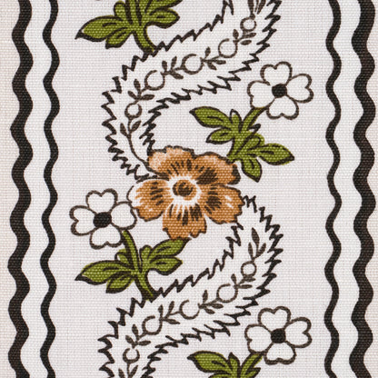 SCHUMACHER FABRIC  RITA KONIG SERENA GARLAND   OCHRE   - 182071