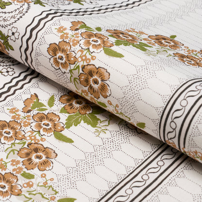 SCHUMACHER FABRIC  RITA KONIG SERENA GARLAND   OCHRE   - 182071