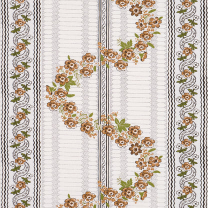 SCHUMACHER FABRIC  RITA KONIG SERENA GARLAND   OCHRE   - 182071