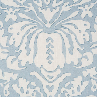 SCHUMACHER  VEERE GRENNEY SUFFOLK DAMASK PRINTS PRINTS BLUE   - 182121