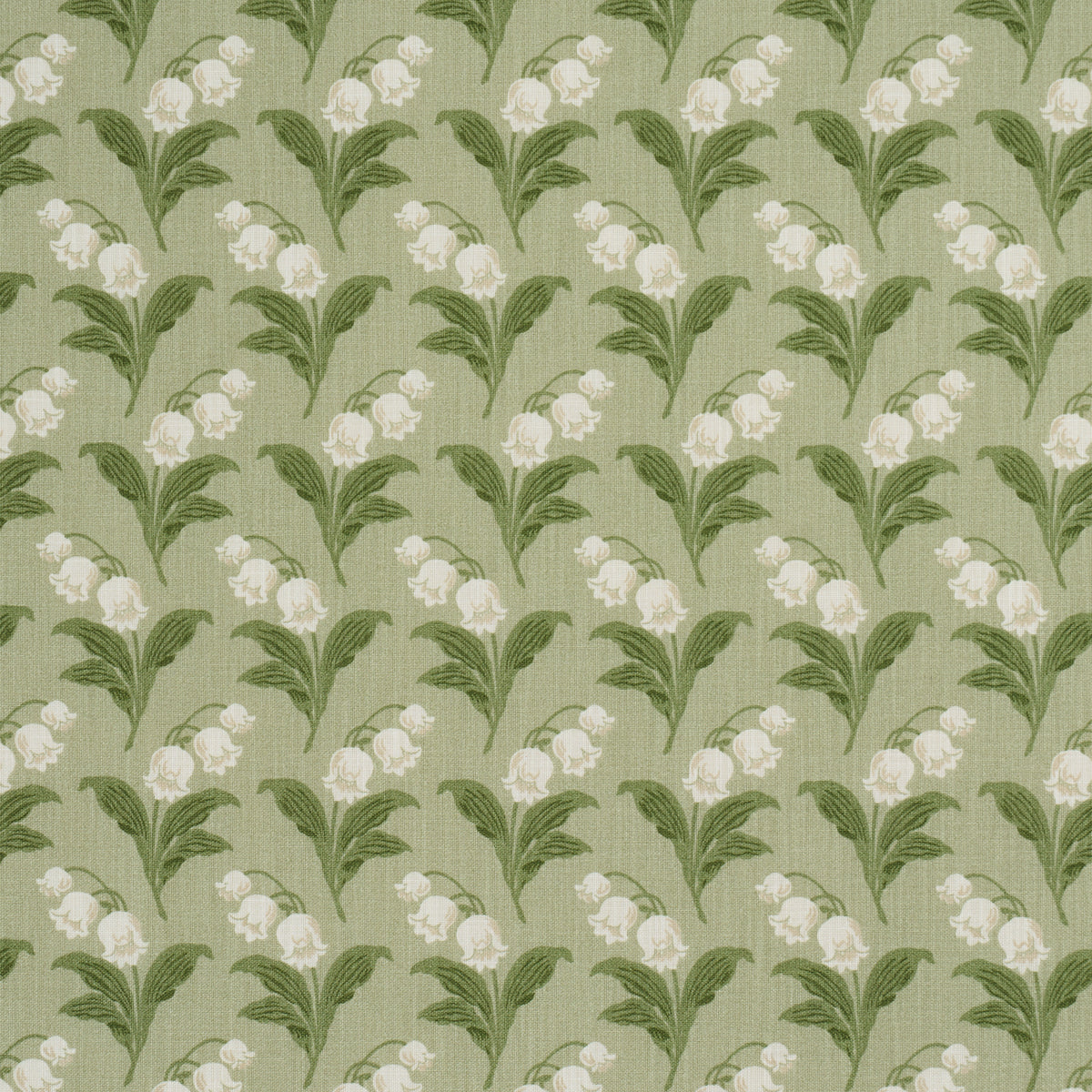 SCHUMACHER  CRAFT REVIVAL LILY OF THE VALLEY INDOOR/OUTDOOR PRINTS PRINTS MOSS   - 182140