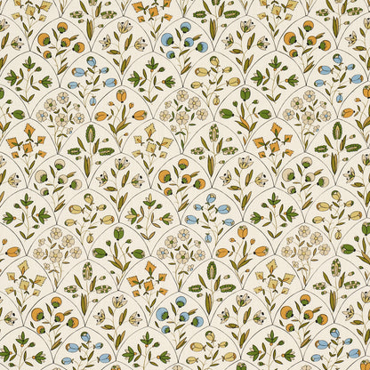 SCHUMACHER FABRIC  CRAFT REVIVAL FRANCES FLORAL INDOOR/OUTDOOR   DOCUMENT   - 182161