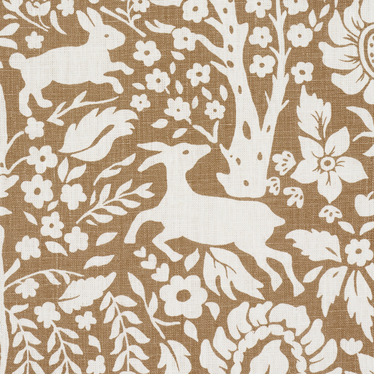 SCHUMACHER  CRAFT REVIVAL DEERFIELD PRINTS PRINTS MOCHA   - 182172