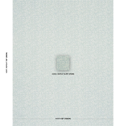 SCHUMACHER  CRAFT REVIVAL WILLOW LEAF PRINTS PRINTS AQUA   - 182180