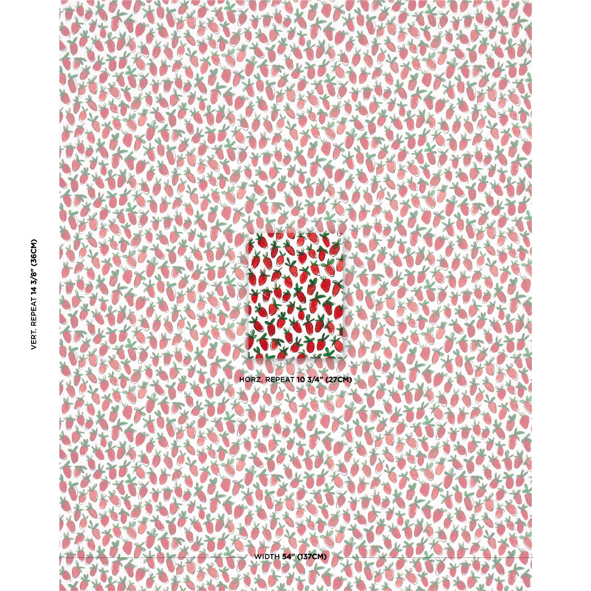 SCHUMACHER  STUDIO BON SHORTCAKE INDOOR/OUTDOOR PRINTS PRINTS RED   - 182190