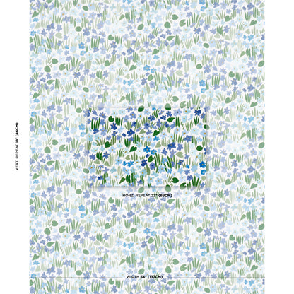 SCHUMACHER  STUDIO BON SWEET VIOLETTE INDOOR/OUTDOOR PRINTS PRINTS BLUE   - 182200