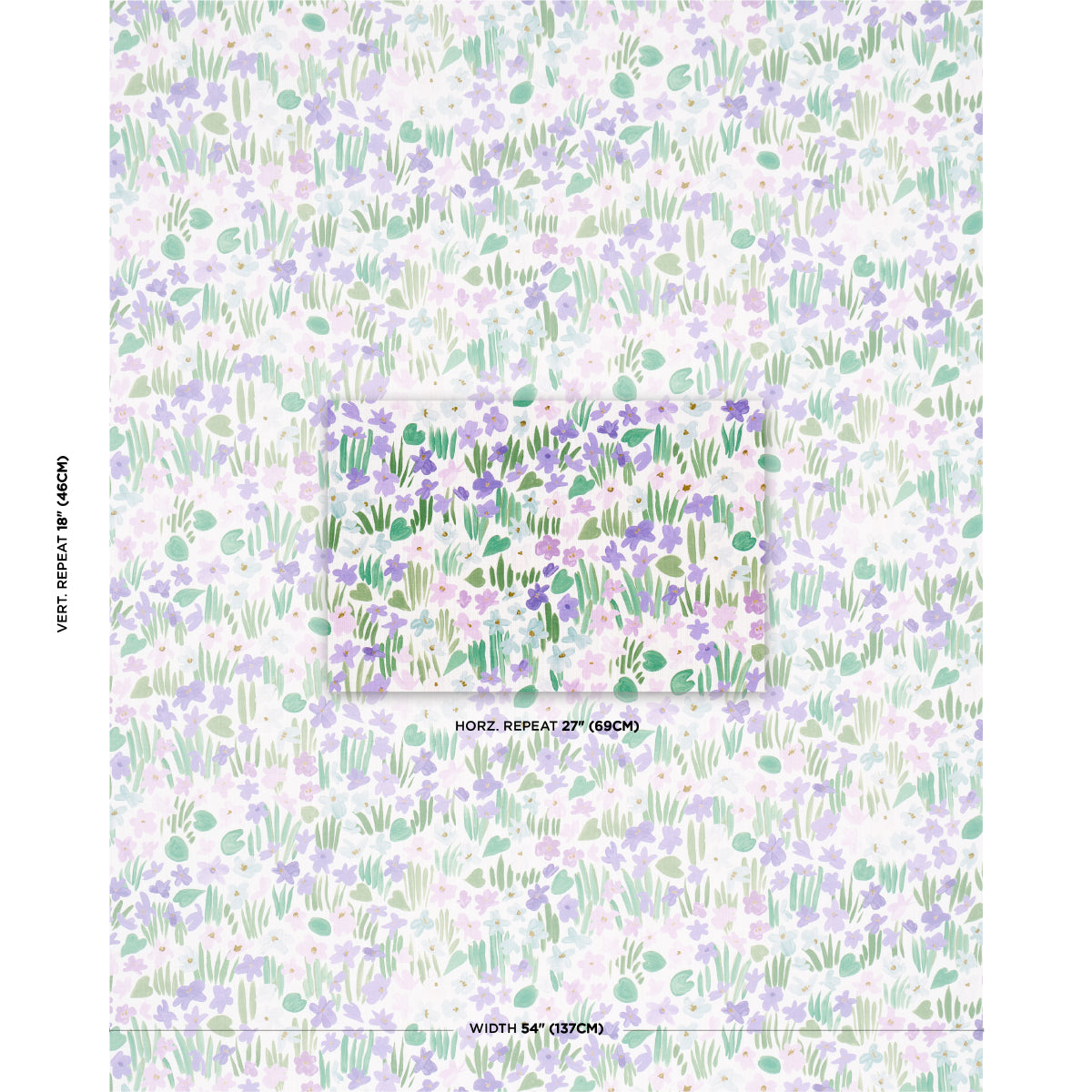 SCHUMACHER  STUDIO BON SWEET VIOLETTE INDOOR/OUTDOOR PRINTS PRINTS PINK   - 182202