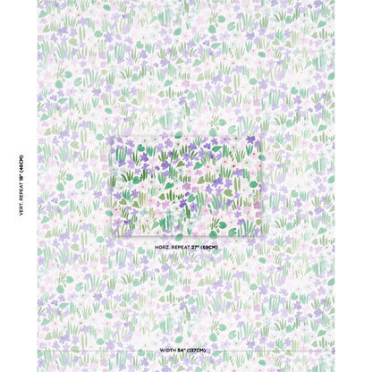 SCHUMACHER  STUDIO BON SWEET VIOLETTE INDOOR/OUTDOOR PRINTS PRINTS PINK   - 182202