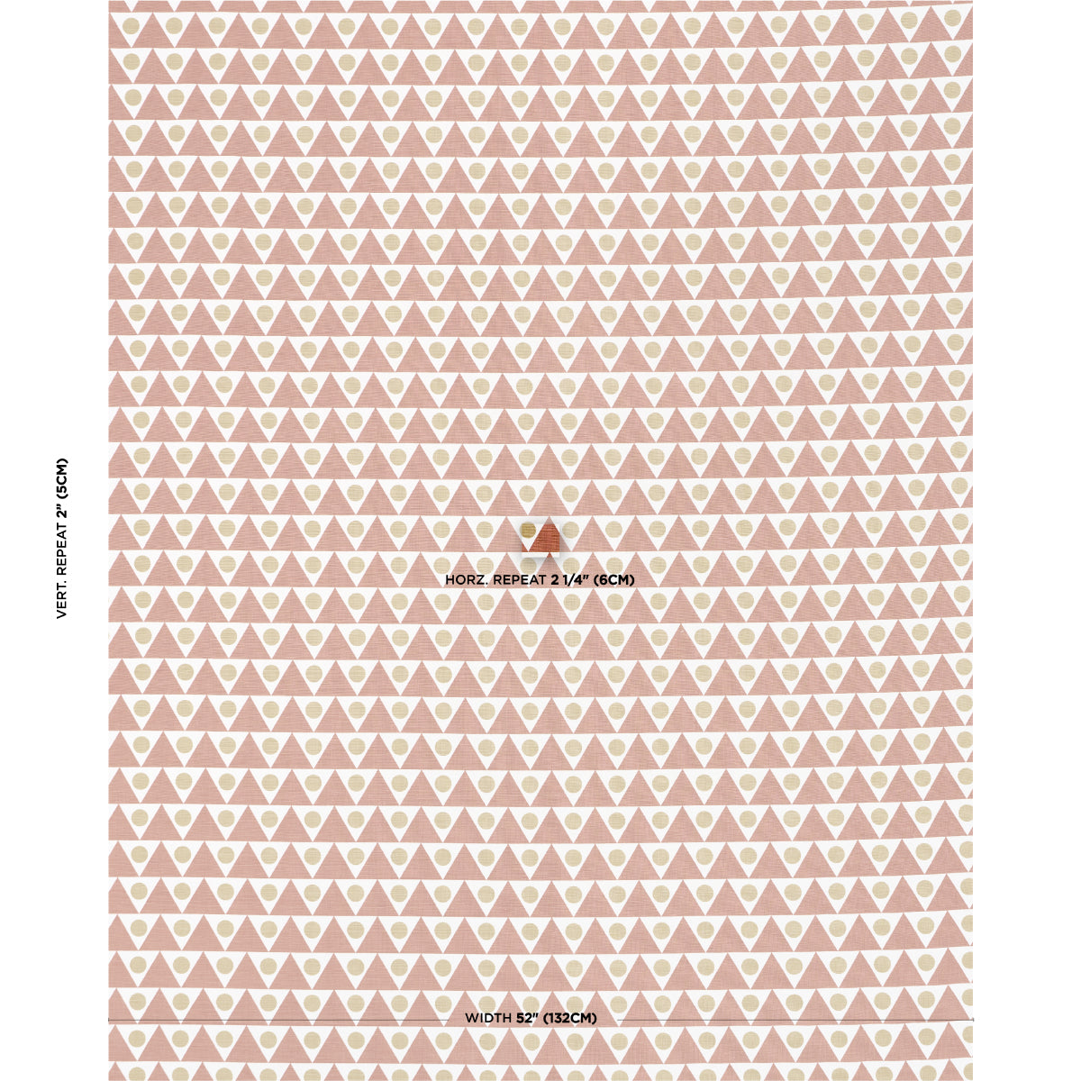 SCHUMACHER  STUDIO BON PENNANT PRINTS PRINTS TERRACOTTA   - 182222