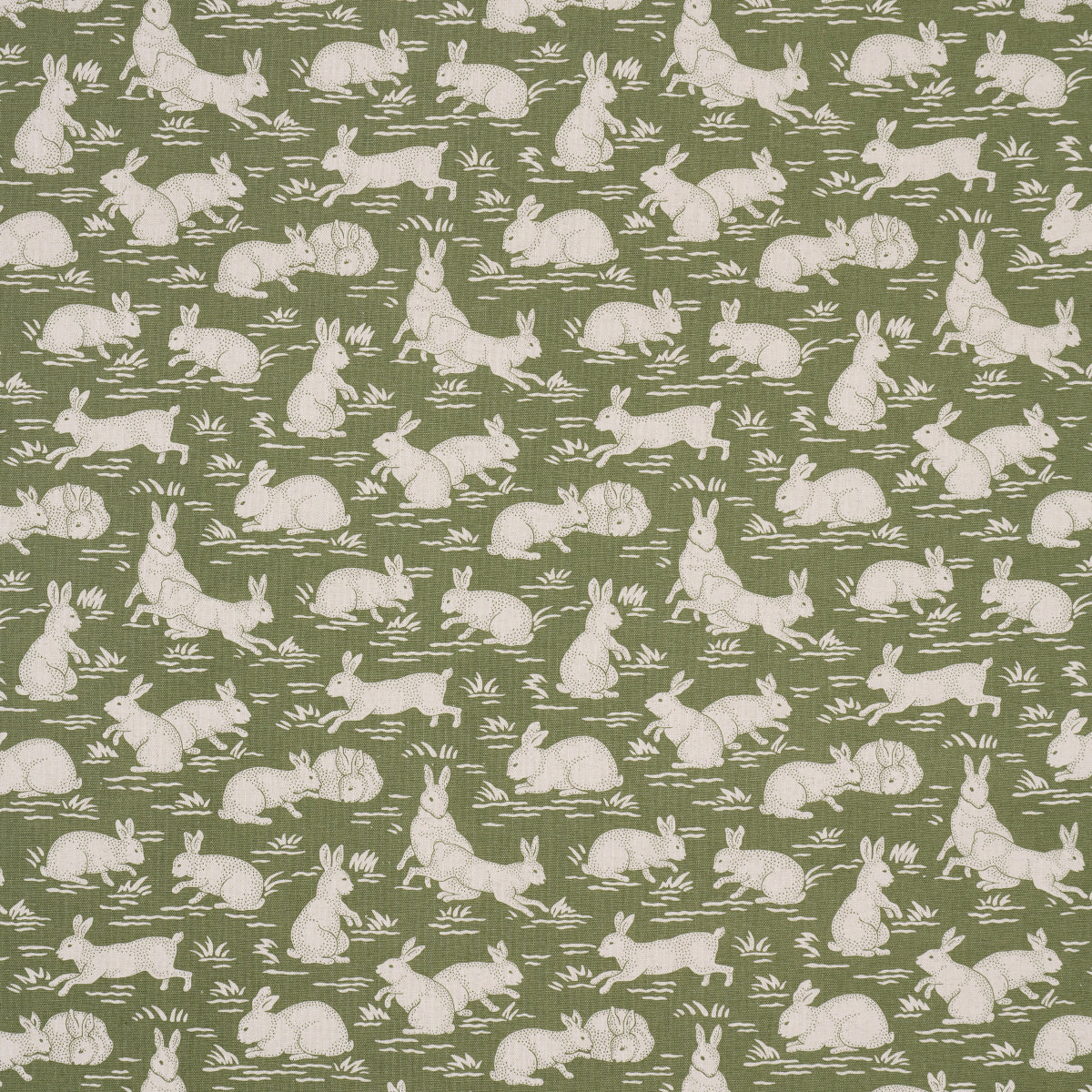 SCHUMACHER  A COUNTRY LIFE COTTONTAILS PRINTS PRINTS MOSS   - 182240