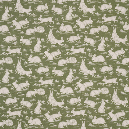 SCHUMACHER  A COUNTRY LIFE COTTONTAILS PRINTS PRINTS MOSS   - 182240