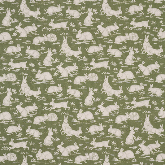 SCHUMACHER  A COUNTRY LIFE COTTONTAILS PRINTS PRINTS MOSS   - 182240