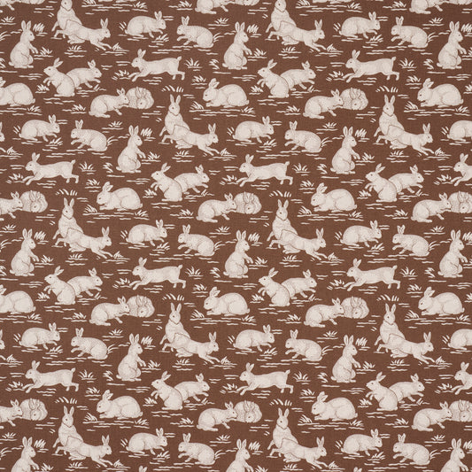 SCHUMACHER  A COUNTRY LIFE COTTONTAILS PRINTS PRINTS CHESTNUT   - 182241