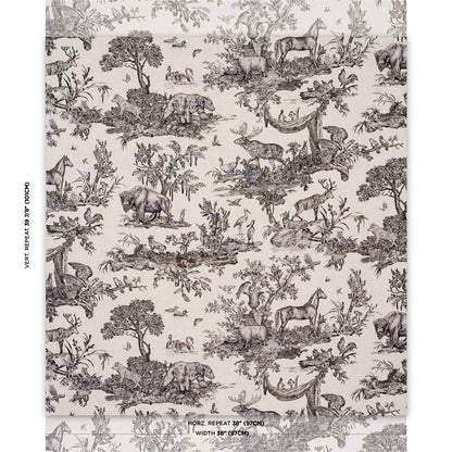 SCHUMACHER  A COUNTRY LIFE WESTERN TOILE PRINTS PRINTS CARBON   - 182270