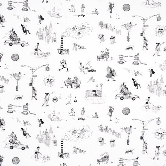 SCHUMACHER  THE NEW YORKER JOANA AVILLEZ'S STREET SCENES   Black & White   - 182331
