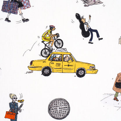 SCHUMACHER  THE NEW YORKER JOANA AVILLEZ'S STREET SCENES   Multicolor On White   - 182332