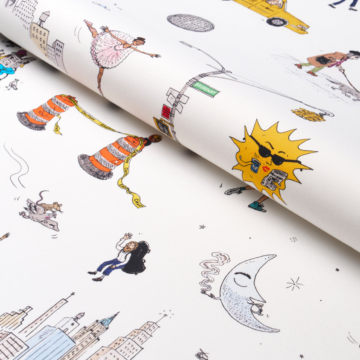 SCHUMACHER  THE NEW YORKER JOANA AVILLEZ'S STREET SCENES   Multicolor On White   - 182332