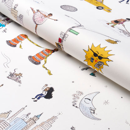 SCHUMACHER  THE NEW YORKER JOANA AVILLEZ'S STREET SCENES   Multicolor On White   - 182332