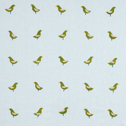SCHUMACHER  CAROLINE Z HURLEY BIRDS HAND BLOCK PRINT PRINTS PRINTS GREEN ON SKY   - 182381