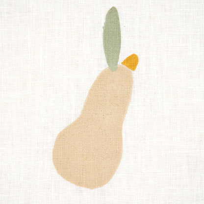 SCHUMACHER  CAROLINE Z HURLEY PEARS HAND BLOCK PRINT   Buff And Sage On White   - 182391