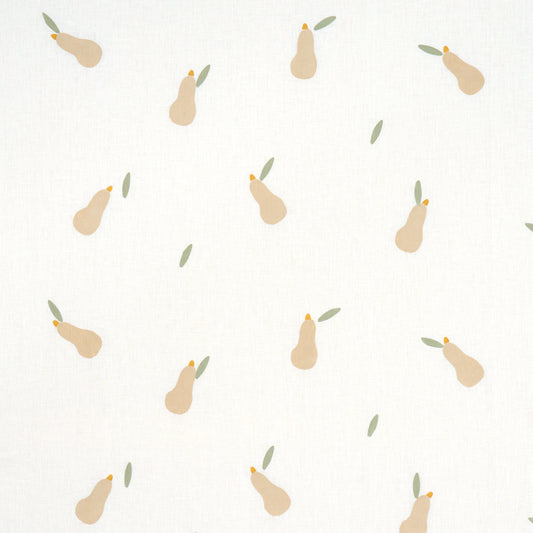 SCHUMACHER  CAROLINE Z HURLEY PEARS HAND BLOCK PRINT   Buff And Sage On White   - 182391