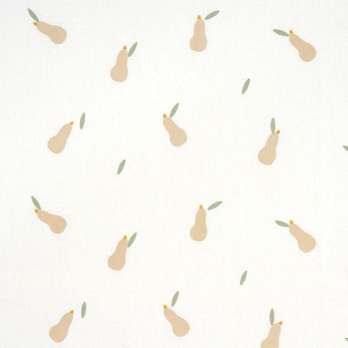 SCHUMACHER  CAROLINE Z HURLEY PEARS HAND BLOCK PRINT   Buff And Sage On White   - 182391