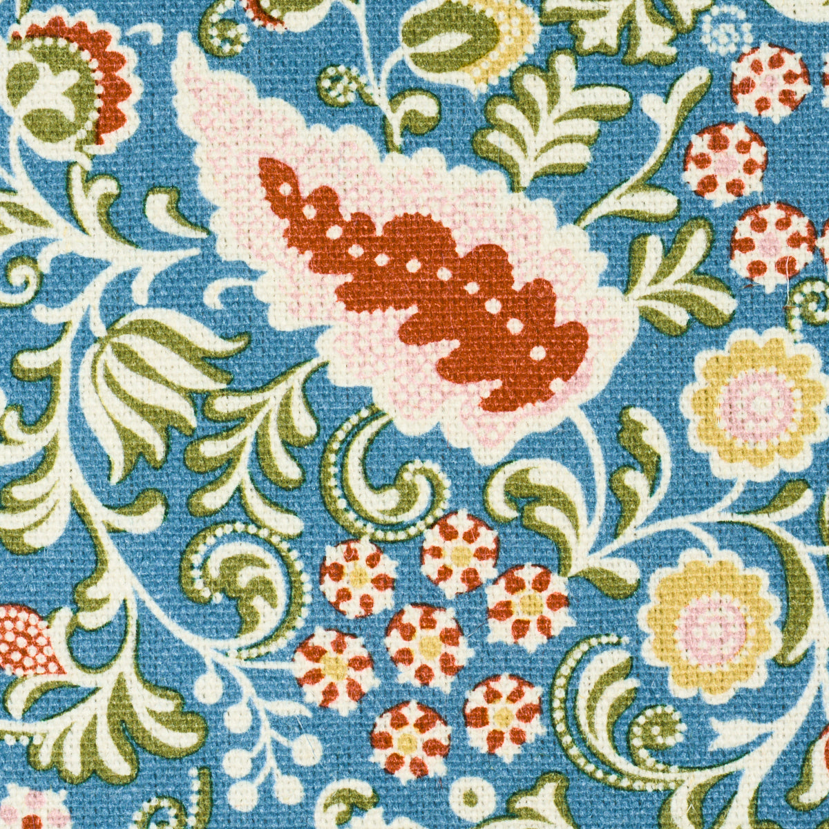 SCHUMACHER  ASHBURY PEGGY PAISLEY PRINTS PRINTS AZURE   - 182432
