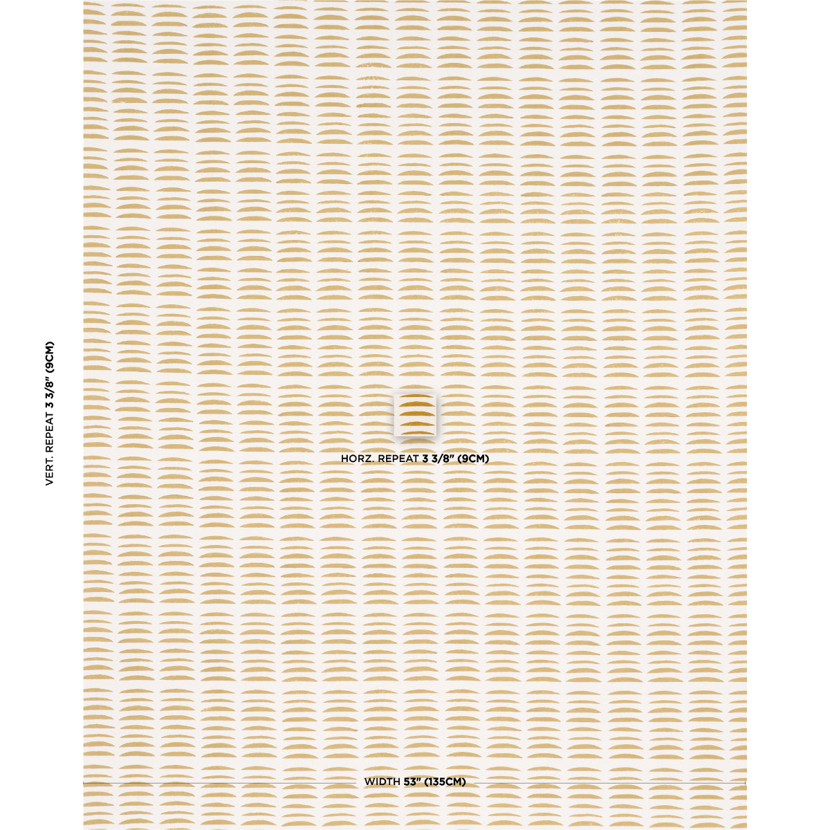 SCHUMACHER  HADIYA WILLIAMS PARABLE HAND BLOCK PRINTS PRINTS GINGER   - 182473