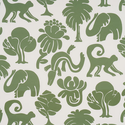 SCHUMACHER  CLOUD NINE CALL OF THE JUNGLE PRINTS PRINTS FOREST GREEN   - 182490