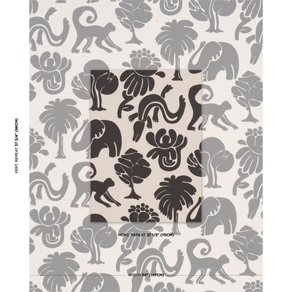 SCHUMACHER  CLOUD NINE CALL OF THE JUNGLE PRINTS PRINTS BLACK   - 182492