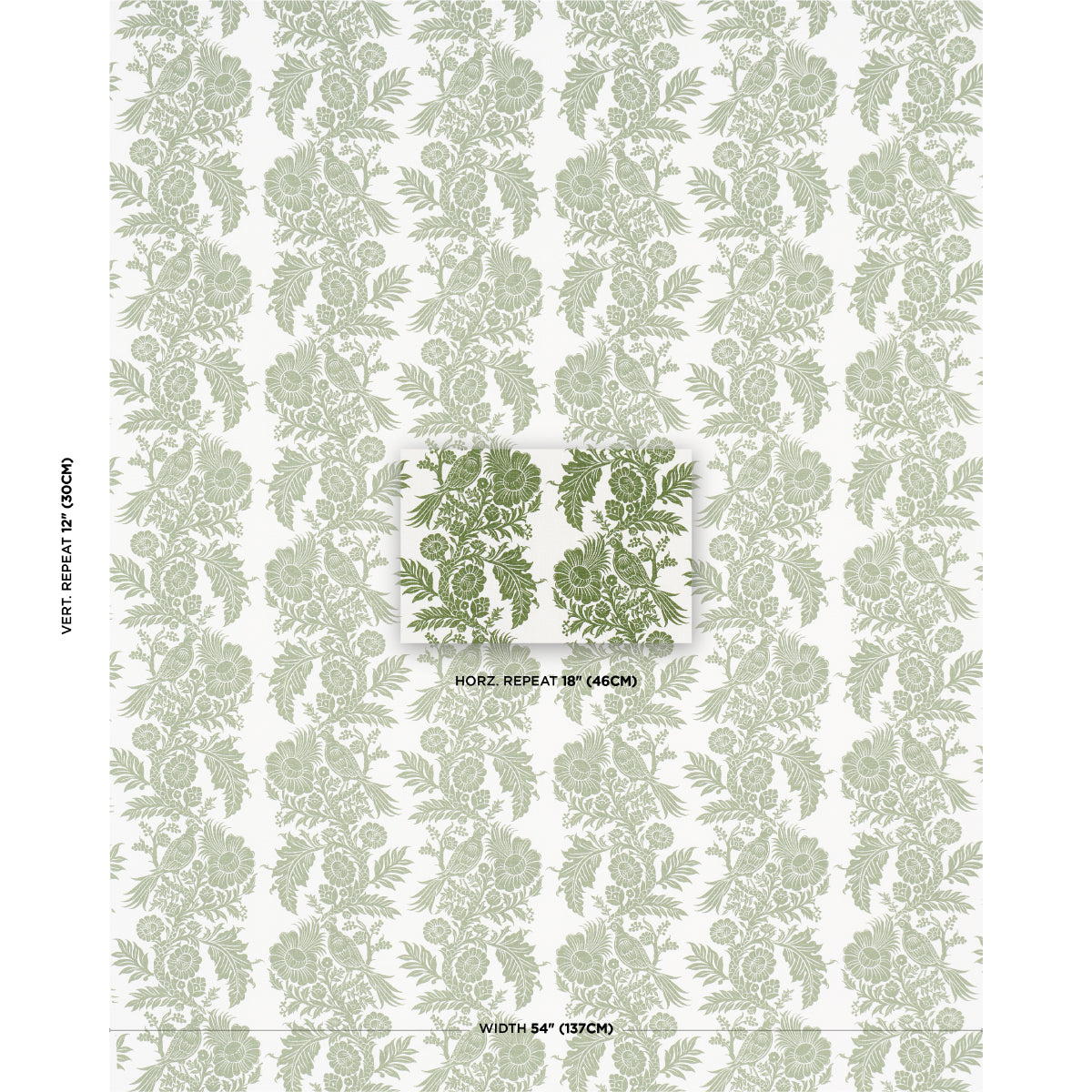 SCHUMACHER  MARIE-ANNE OUDEJANS RAVEN WOODS PRINTS PRINTS GREEN   - 182530