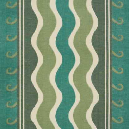 SCHUMACHER  LAURA GONZALEZ ROMAN REVERIE PRINTS PRINTS TEAL , LEAF   - 182630