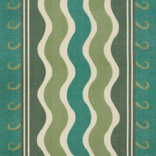 SCHUMACHER  LAURA GONZALEZ ROMAN REVERIE PRINTS PRINTS TEAL , LEAF   - 182630