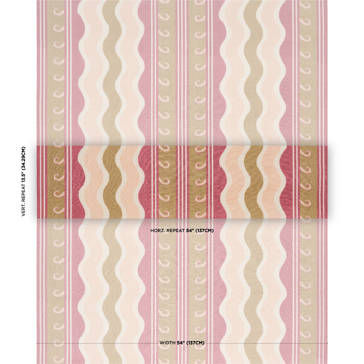 SCHUMACHER  LAURA GONZALEZ ROMAN REVERIE PRINTS PRINTS GOLD , ROSE   - 182631