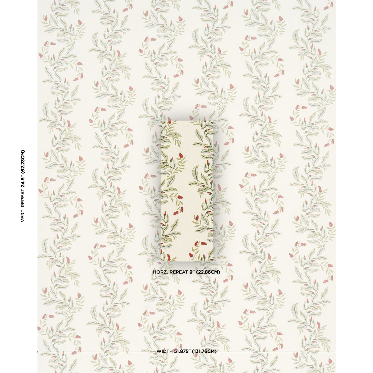 SCHUMACHER  LAURA GONZALEZ VAGARY VINES PRINTS PRINTS WATERMELON   - 182642