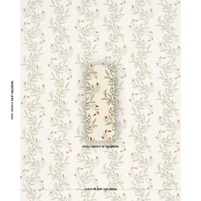 SCHUMACHER  LAURA GONZALEZ VAGARY VINES PRINTS PRINTS WATERMELON   - 182642